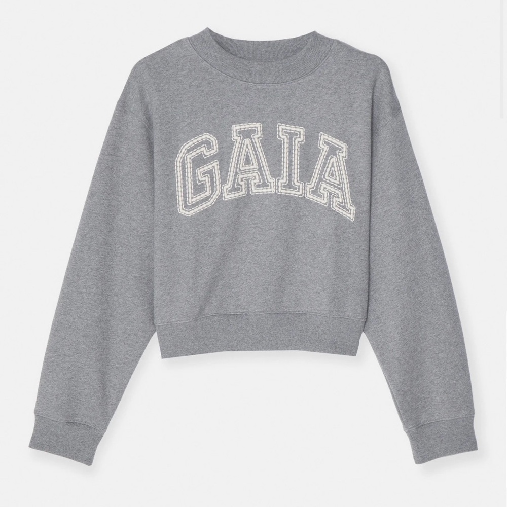 Gap x Cult Gaia Cropped Logo Sweatshirt